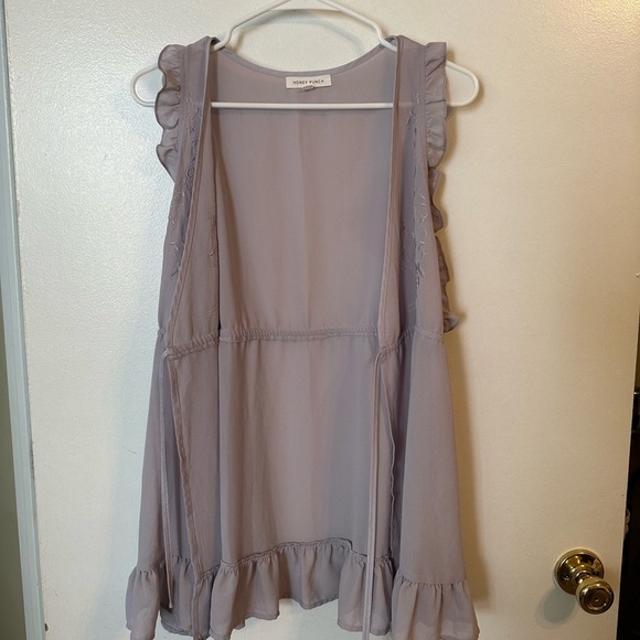 Tops - Vintage Tank Top Cardigan